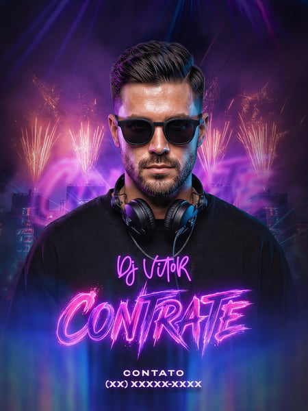 FLYER CONTRATE FEED PSD EDITÁVEL