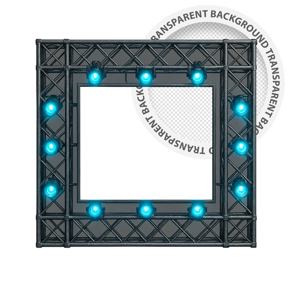 ESTRUTURA DE PALCO E ILUMINAÇÃO - PNG