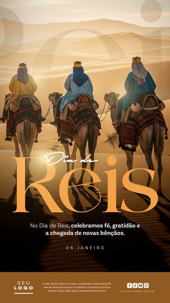 DIA DE REIS 06 DE JANEIRO STORY SOCIAL MEDIA PSD EDITÁVEL 3