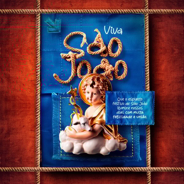 LRT DIA DE SÃO JOÃO 24 DE JUNHO SOCIAL MEDIA POST PSD TEMPLATE 1