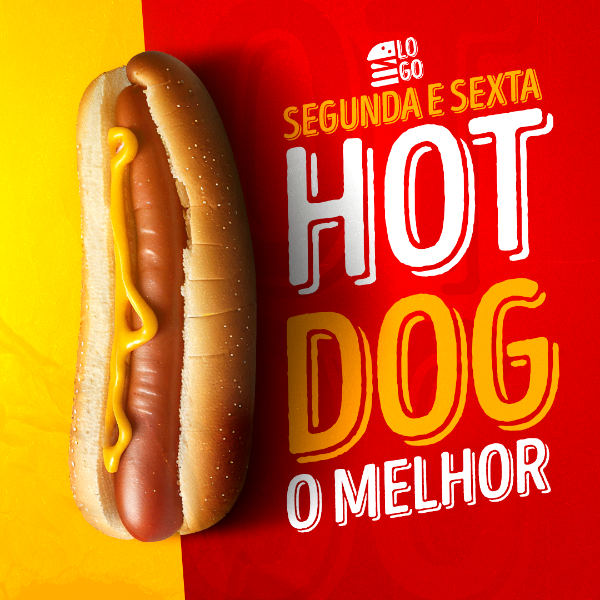 FEED SEGUNDA E SEXTA DO HOT DOG SOCIAL MEDIA LANCHONETE PSD EDITÁVEL