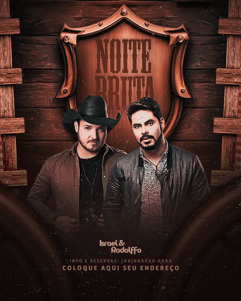 FLYER EVENTO NOITE BRUTA FEED