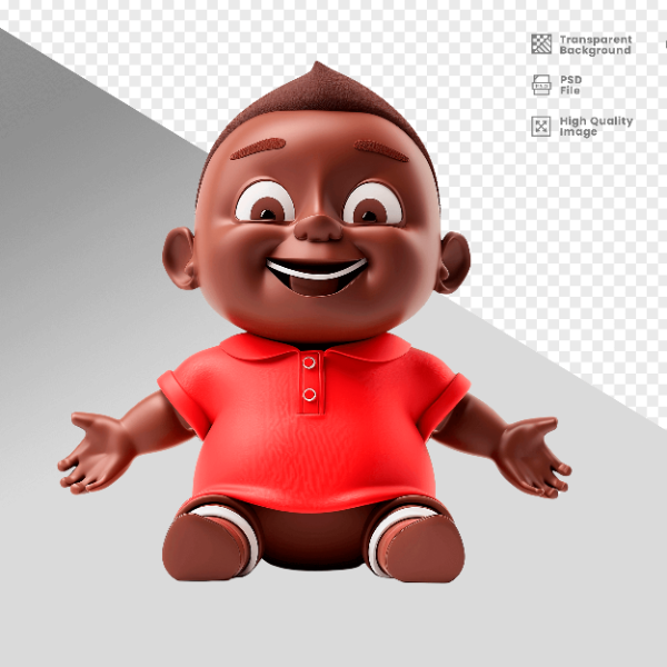 MASCOTE 3D PERSONAGEM PARA COMPOSIÇÃO