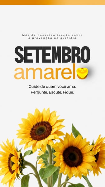SETEMBRO AMARELO CONSCIENTIZAÇÃO PREVENÇÃO SUICÍDIO PSD 4