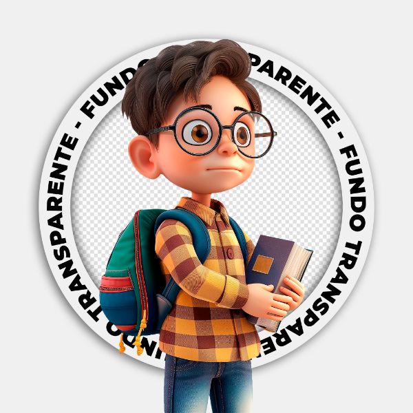 CRIANÇA | MENINO ESTILO PIXAR DESENHO | IMAGEM SEM FUNDO