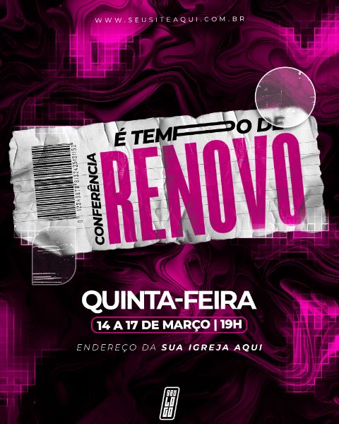 FEED - FLYER IGREJA | CHURCH | PSD EDITÁVEL