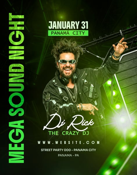 MEGA SOUND NIGHT PSD TEMPLATE
