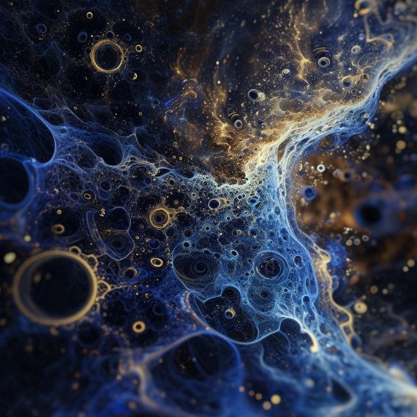 FUNDO DE TINTA CLARA E ESCURA PINTADA À MÃO COM ELEMENTOS DOURADOS BRILHANTES PARA COMPOSIÇÃO