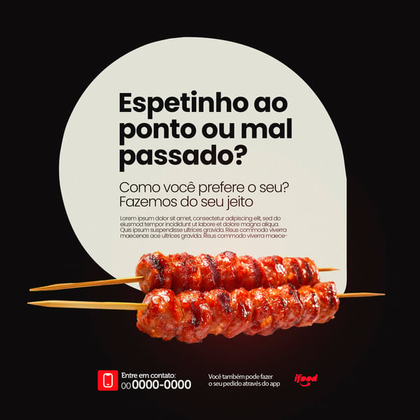 ESPETINHO - AO PONTO OU MAL PASSADO