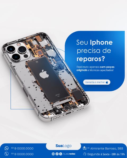 ASSISTÊNCIA TÉCNICA SOCIAL MEDIA POST FEED VERTICAL