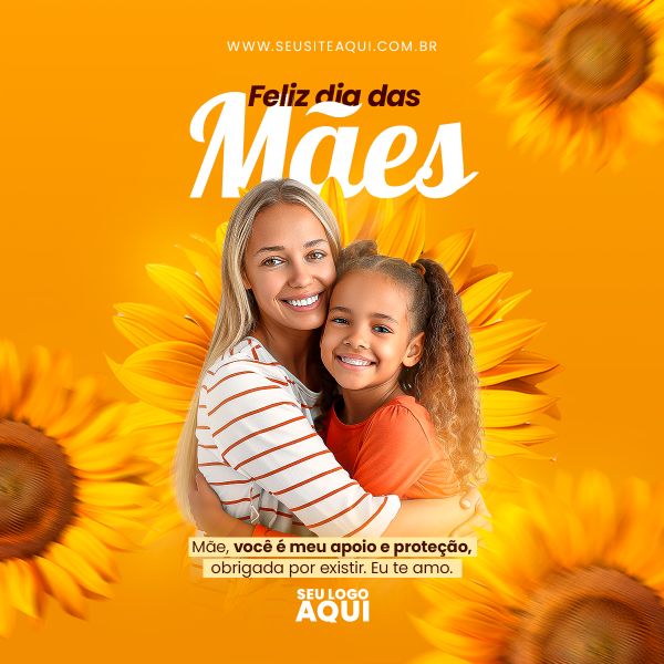 FEED QUADRADO - DIA DAS MÃES | PSD EDITÁVEL
