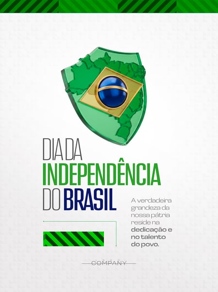 DIA DA INDEPENDÊNCIA DO BRASIL SOCIAL MEDIA FLYER PSD EDITÁVEL