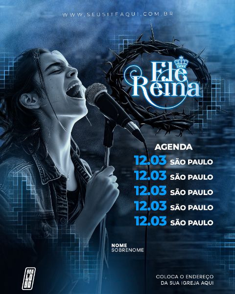 FEED - FLYER IGREJA | CHURCH | PSD EDITÁVEL