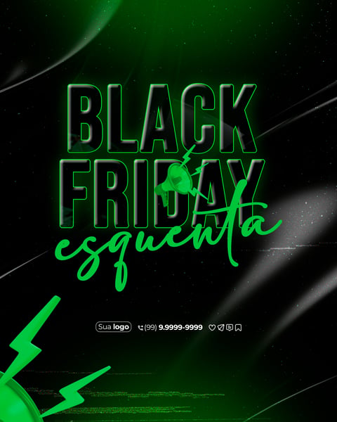 FLYER BLACK FRIDAY - PSD EDITAVEL 2
