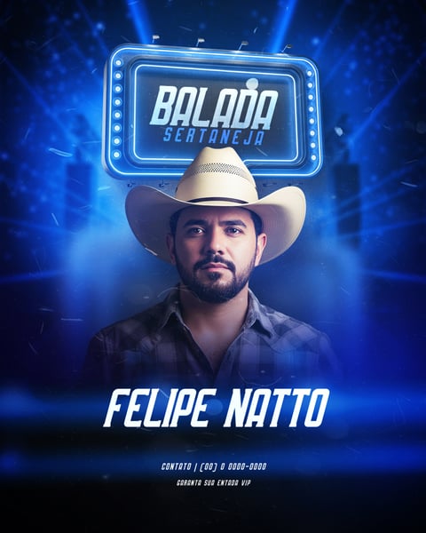 FLYER EVENTOS ARTISTAS SHOWS FESTA - SOCIAL MEDIA PSD EDITÁVEL 30