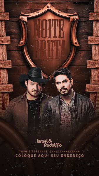 FLYER EVENTO NOITE BRUTA STORIES