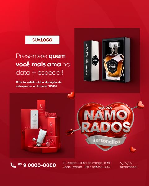 DIA DOS NAMORADOS SOCIAL MEDIA POST FEED VERTICAL