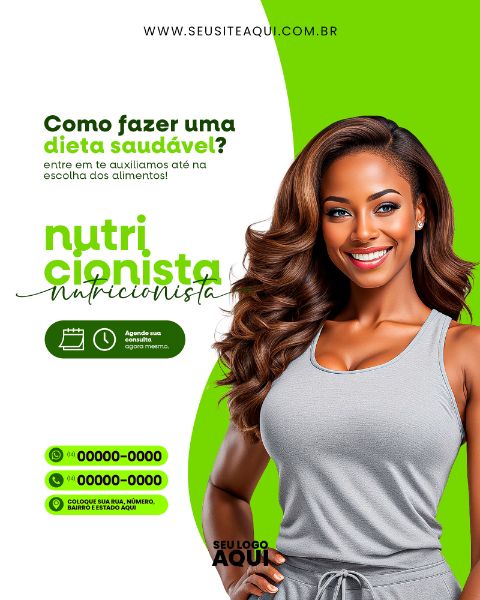 FEED | NUTRICIONISTA | DIETA | ALIMENTAÇÃO | PSD EDITÁVEL