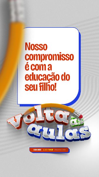 STORY - VOLTA AS AULAS - NOSSO COMPROMISSO É COM A EDUCAÇÃO