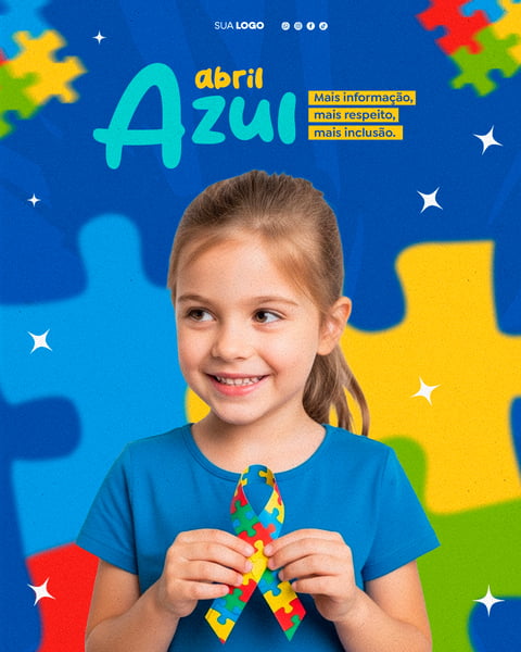 Abril Azul Transtorno do Espectro do Autismo