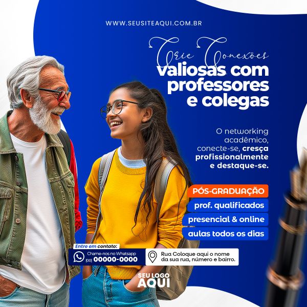 VOLTA ÀS AULAS | FACULDADE | ESCOLA | PSD EDITÁVEL