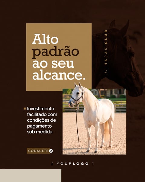 ALTO PADRÃO AO SEU ALCANCE HARAS SOCIAL MEDIA PSD EDITÁVEL