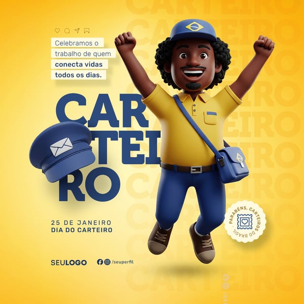 SOCIAL MEDIA DIA DO CARTEIRO