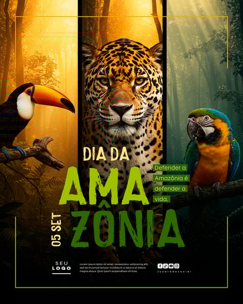DIA DA AMAZÔNIA 05 DE SETEMBRO SOCIAL MEDIA PSD EDITÁVEL 3