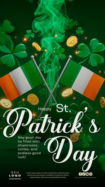 ST. PATRICK'S DAY CELEBRATION POSTER TEMPLATE STORY SOCIAL MEDIA PSD EDITÁVEL (7)