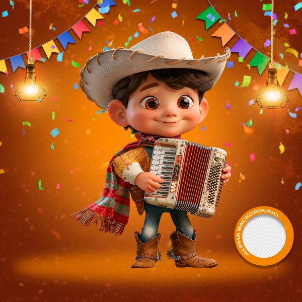 MASCOTES DE FESTA JUNINA MODELO 64