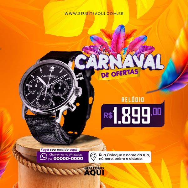 Carnaval | Carnival | Festa | Psd Editável