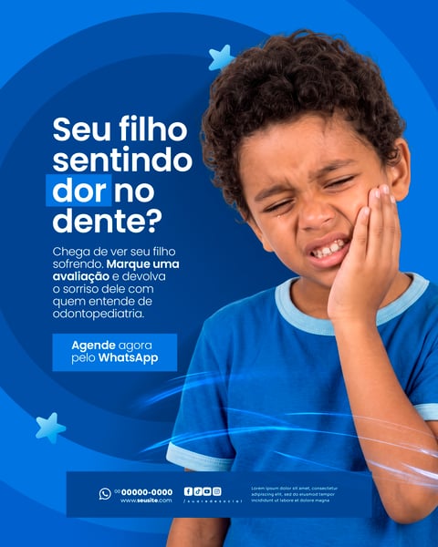 CLÍNICA ODONTOLÓGICA SOCIAL MEDIA PSD EDITÁVEL