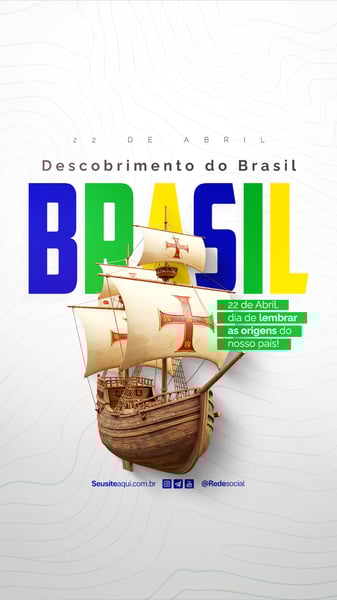 TES DESCOBRIMENTO DO BRASIL - 22 DE ABRIL SOCIAL MEDIA PSD EDITÁVEL (2)