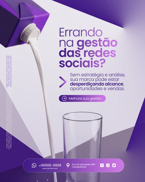 Marketing Digital Social Media PSD Editável 1