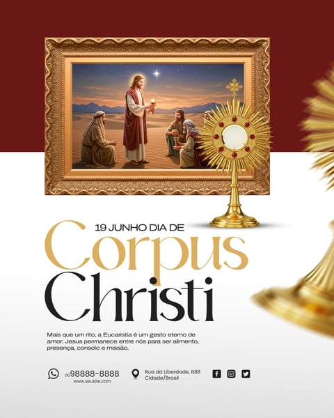 19 DE JUNHO DIA DE CORPUS CHRISTI