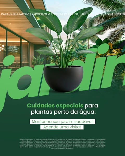 JARDINAGEM - PLANTAS PERTO DE ÁGUA