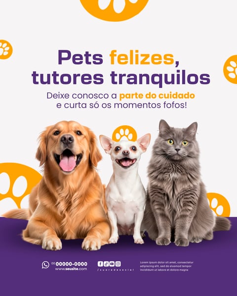 SOCIAL MEDIA PET SHOP PSD EDITÁVEL 3