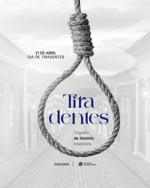 DIA DE TIRADENTES 21 DE ABRIL SOCIAL MEDIA PSD EDITÁVEL 5
