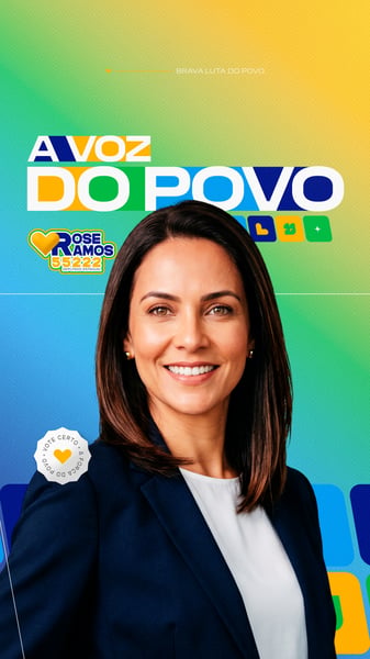 CAMPANHA ELEITORAL POLÍTICA ELEIÇÃO DEPUTADO PREFEITO VEREADOR FLYER PSD EDITÁVEL 1 STORY