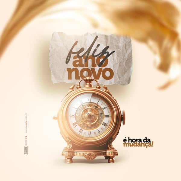 SOCIAL MEDIA - FELIZ 2024 - É HORA DA MUDANÇA