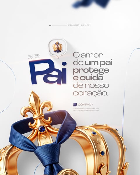 FELIZ DIA DOS PAIS MÊS DE AGOSTO PAI FLYER SOCIAL MEDIA PSD EDITÁVEL 1