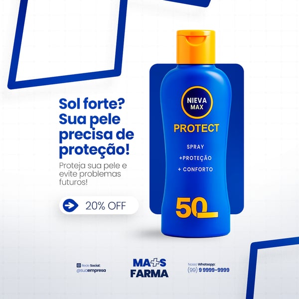 FARMÁCIA REMÉDIOS CÁPSULA FORMULAS MEDICAMNETOS PROMOÇÃO SOCIAL MEDIA PSD EDITÁVEL