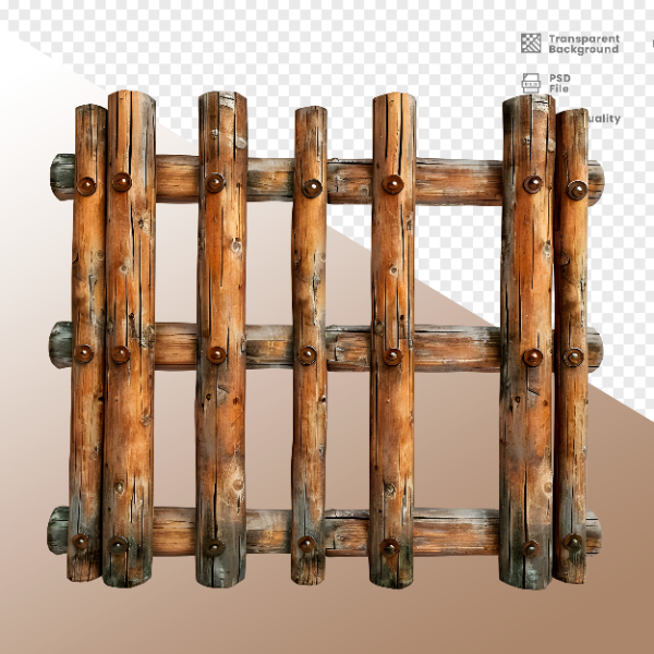 ESTRUTURA DE MADEIRA - ELEMENTO 3D PARA COMPOSIÇÃO - WOOD