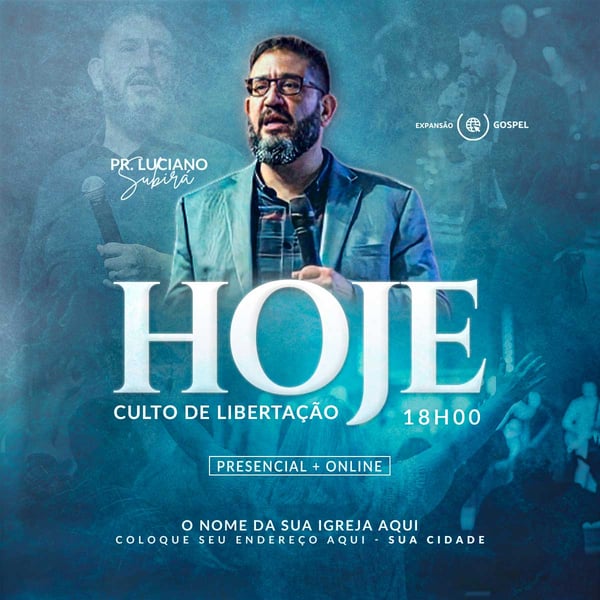 EVENTO GOSPEL IGREJA CULTO LIBERTAÇÃO HOJE FEED
