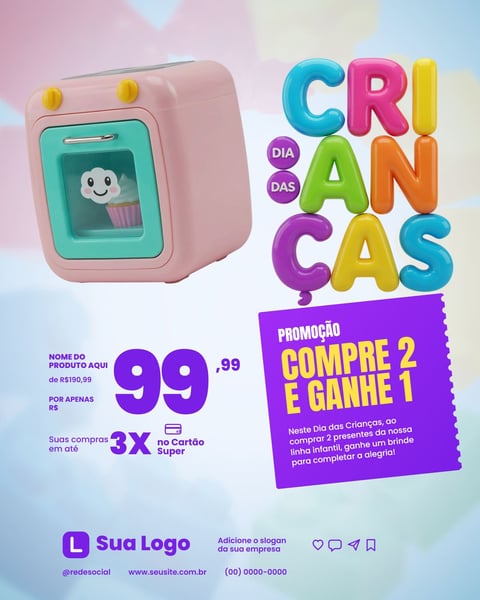 COLEÇÃO DIA DAS CRIANÇAS POST 05