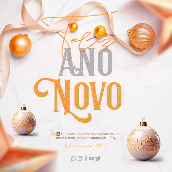 AJR SOCIAL MEDIA FELIZ ANO NOVO FEED QUE ESTE ANO SEJA REPLETO DE LUZ, AMOR E MOMENTOS INESQUECIVEIS