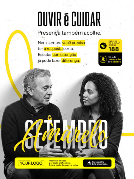 SETEMBRO AMARELO MÊS DE PREVENÇÃO AO SUICÍDIO SOCIAL MEDIA PSD EDITÁVEL 03