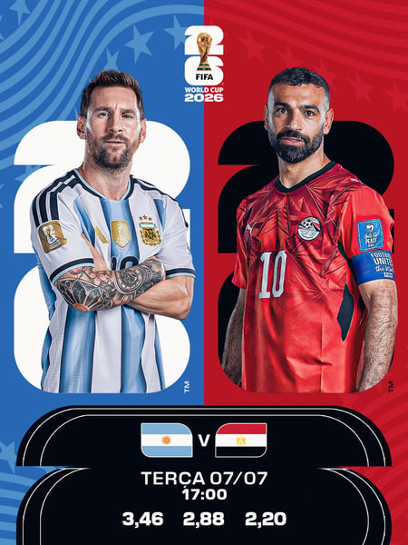 FLYER MATCHDAY ARGENTINA X EGITO COPA 2026