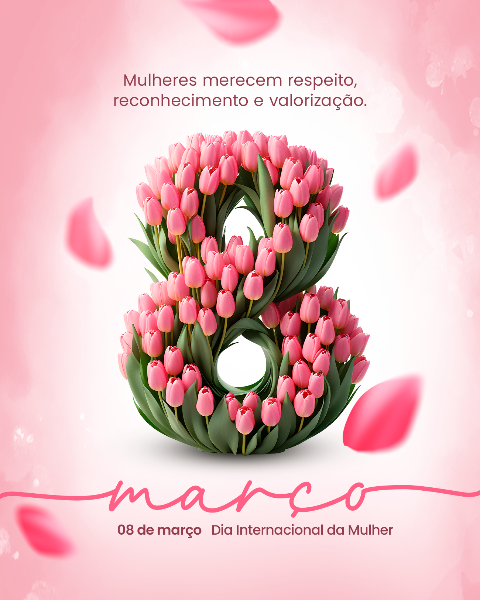 SOCIAL MEDIA DIA INTERNACIONAL DA MULHER