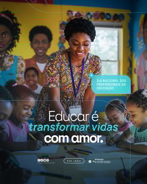 DIA NACIONAL DOS PROFISSIONAIS DA EDUCAÇÃO 06 DE AGOSTO FLYER SOCIAL MEDIA PSD EDITÁVEL 10